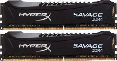   DIMM 16Gb 2  8Gb DDR4 PC21300 2666MHz Kingston HyperX Savage Black Series (HX426C13SB