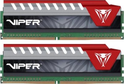   DDR4 8Gb 3200MHz PC-25600 Patriot Viper Elite (PVE48G320C6KRD) (2x4Gb KIT)