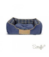 SCRUFFS Highland Box Bed 95x70 Blue    