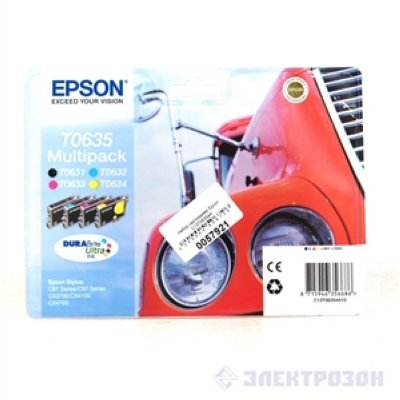 T06354A10   EPSON MultiPack(,, , )  Stylus C67/C87 C