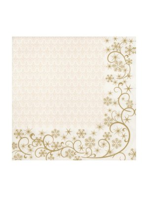  DL SOFT 40cm ORNATE X-MAS CREAM