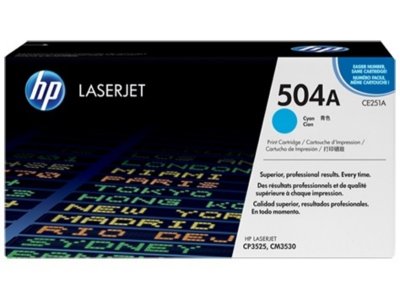 HP  Hewlett-Packard CE251A 504A, 7000 ,  (cyan)