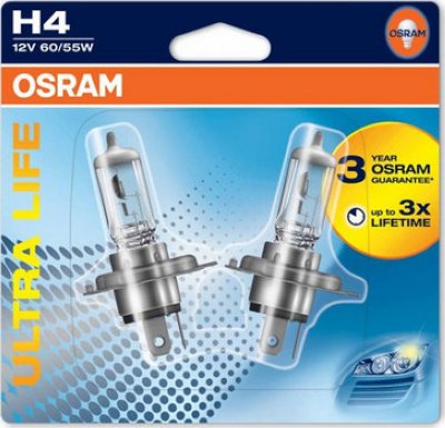   H4 60/55W Ultra Life 2 . OSRAM