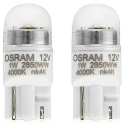   W5W 1W LED 4000K   2 . OSRAM