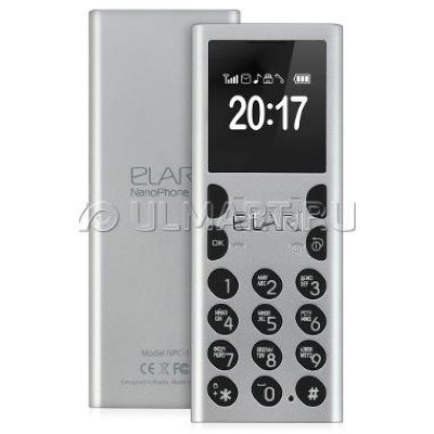   ELARI NanoPhone C 2017 Platinum silver