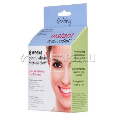 -     Godefroy Eyebrow Tint Medium Brown, 15 ,  