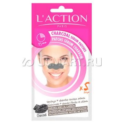    L"Action Charcoal Sebum Patch, 5 ,    