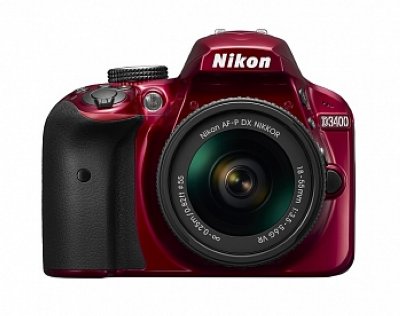   Nikon D3400 18-55 P VR KIT Red