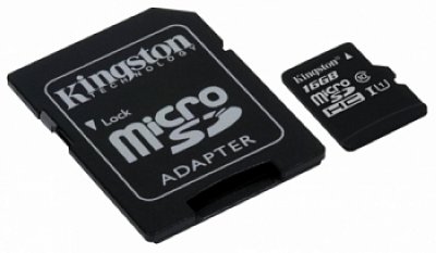   Kingston Class10 UHS-I + SD /SDC10G2/16GB