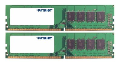   Patriot Memory DDR4 DIMM 2400MHz PC4-19200 CL17 - 8Gb KIT (2x4Gb) PSD48G2400K