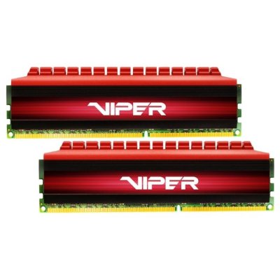  DDR4 16Gb 2x8GB (pc-27200) 3400MHz Patriot Viper4 CL16 Red PV416G340C6K