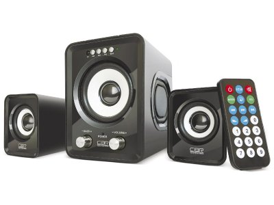  CBR CMS 725 black, 2.1 (5W+3W*2, USB. USB/TF ,3.5mm AUX IN,FM-.  )