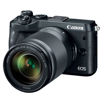  Canon EOS M6 24.2Mpix 3" 1080p WiFi 18-150 IS STM f/ 3.5-6.3 LP-E17  1724C022