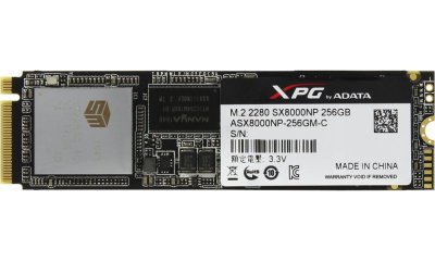 256  SSD M.2  ADATA XPG SX8000 [ASX8000NP-256GM-C]