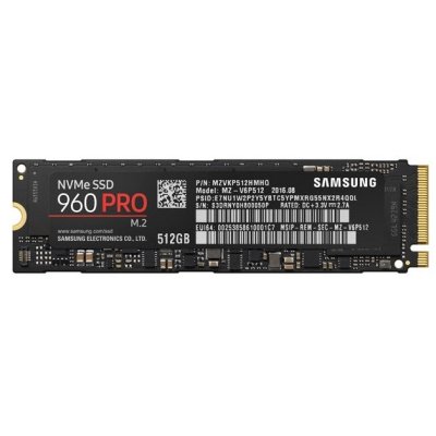  SSD M.2 2280 PCI-E NVMe 512  Samsung 960 Pro ( MZ-V6P512BW )