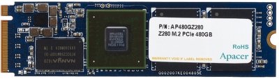 SSD  Apacer Z280 M.2 PCIe Gen 3 x4 480GB MLC 2280 AP480GZ280-1