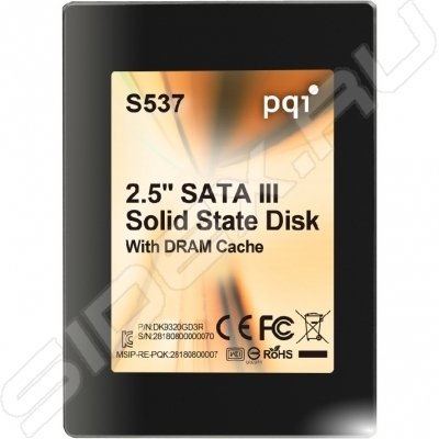 SSD  PQI S537 240Gb 2.5" SATA III TLC (6537-240GR102A)