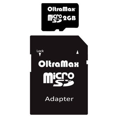   OltraMax microSD 2Gb + SD adapter