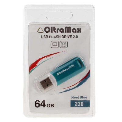  64Gb - OltraMax 230 Steel Blue OM-64GB-230-St Blue