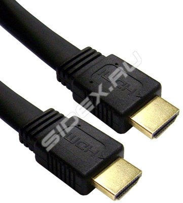  HDMI (m) - HDMI (m) 1.5  (Flat High Speed ver. 1.4) ()