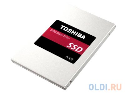   SSD 2.5" 120Gb Toshiba A100 (R550/W480Mb/s, TLC, TC58NC1010, SATA 6Gb/s) (T