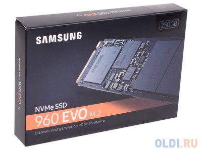   SSD M.2 250GB Samsung 960 EVO (R3200/W1500Mb/s, TLC 3D V-NAND, Polaris, PCI