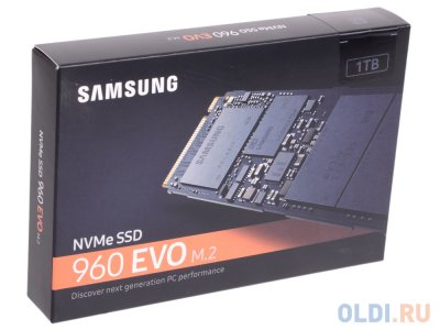   SSD M.2 1TB Samsung 960 EVO (R3200/W1900Mb/s, TLC 3D V-NAND, Polaris, PCIe