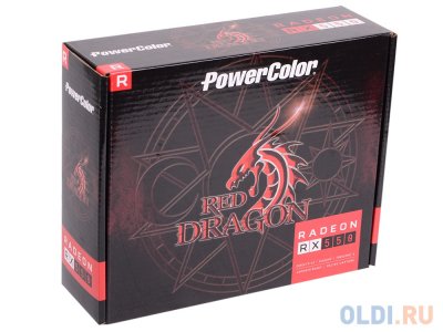  2Gb (PCI-E) PowerColor Red Dragon Radeon RX 550 (AXRX 550 2GBD5-DH/OC) (RX 550, GDDR5, 12