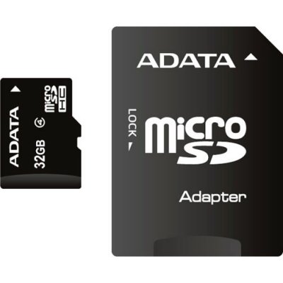   A-Data microSDHC 32GB Class 4 + ADP