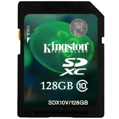 - SDXC 128  Kingston , Class 10 ( SDX10V/ 128GB )