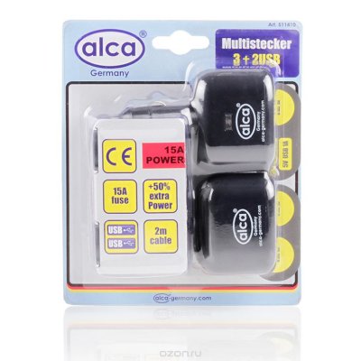    3  "Alca", 12V+2 USB 5V