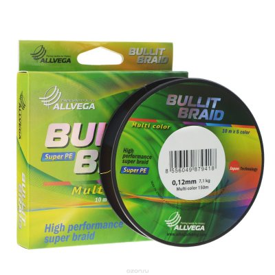   Allvega "Bullit Braid", : , 150 , 0,12 , 7,1 