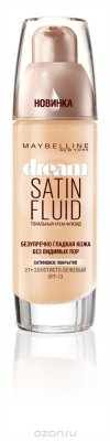 Maybelline New York  -   "Dream Satin Fluid",   ,  21,