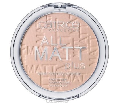 CATRICE   All Matt Plus Shine Control Powder 015 Natural Beige  , 1