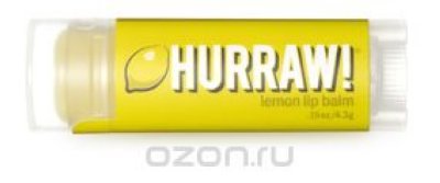 Hurraw    Lemon Lip Balm, 4,3 