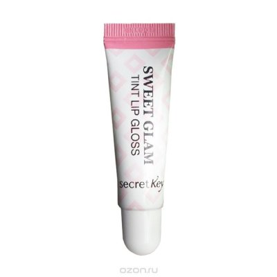 Secret Key    Sweet Glam Tint Lip Gloss, Milky Pink, 10 