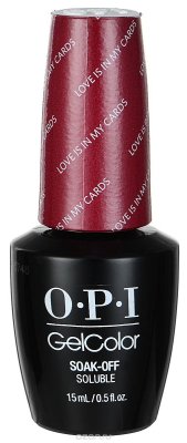 OPI - "GelColor",  Love is in My Cards, 15 