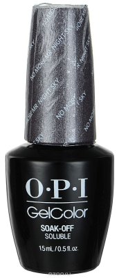 OPI - "GelColor",  No More Mr. Night sky, 15 