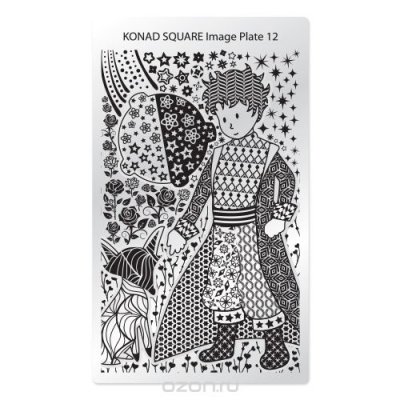 Konad Square    Square Image Plate12