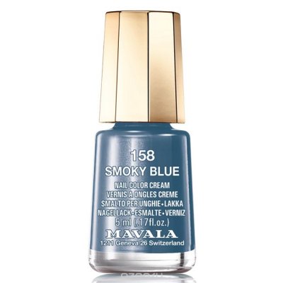 Mavala      Smokey Blue ,  158, 5 