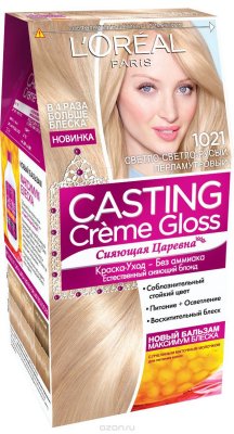 L"Oreal Paris    "Casting Creme Gloss"  ,  1021, --