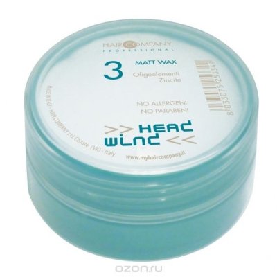 Hair Company   Head Wind Top Fix Matt Wax 100 