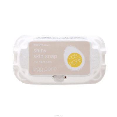 TonyMoly -    Egg Pore Shiny Skin Soap, 50 *2 