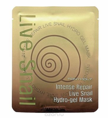 TonyMoly   Intense Repair Live Snail Hydro-gel Mask, 25 