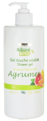 Kosmoteros    "  " Gel Douche Vitalite "Agrumes" - 500 