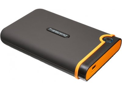    500GB Transcend, StoreJet 2.5" One Touch Backup, Shockproof (TS500GSJ25M)