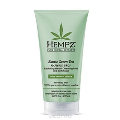 Hempz -   Exotic Green Tea and Asian Pear Exfoliating Mud and Bo