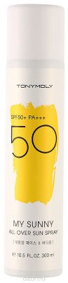 Tonymoly       My Sunny All Over Sun Spray SPF50+ Pa+++, 300 