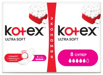 Kotex   "Ultra. Super"  ,  , 8 