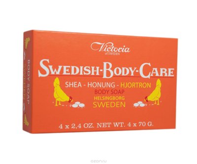 Victoria Soap Shea-Honung-Hjortron     , 4  70 